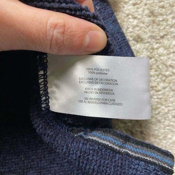 Woolrich Men’s‎ Quarter Zip Pullover Sweater Blue Size XL - Picture 10 of 10